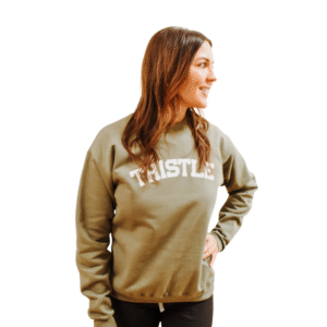 Thistle Crewneck - Olive