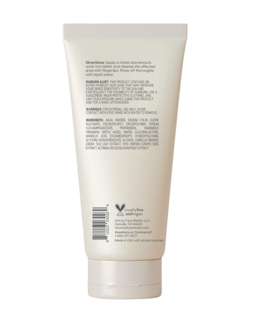 l-mandelic face and body wash